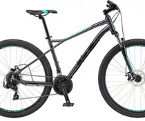 Mountain Bike Masculina Gt Bicycles Aggressor Sport  2023 R29 L 21v Frenos De Disco Mecánico Cambios Microshift Color Gris