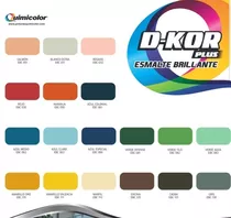 Pintura En Acite Esmalte Sintetico Quimicolor Galon Dkor