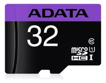 Tarjeta De Memoria Adata Ausdh32guicl10-ra1  Premier Con Adaptador Sd 32gb