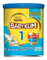 Formula Láctea Baby Klim 1 X 400 Gr Sabor Milk