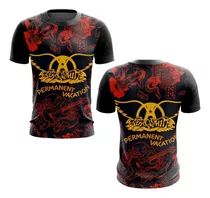 Camiseta Camisa Aerosmith Rock Cantor Banda Internacional 7