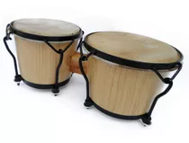 Bongo Profesionales De Madera Pino Percusión