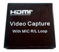 Tarjeta De Captura Hdmi Mic Audio Y Video Full Hd 1080p