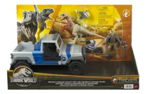 Conjunto Perseguição Dino Trackers Jurassic World - Mattel