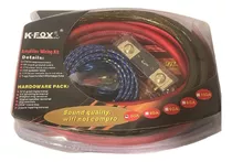 Kit D Cables Para Amplificar 0gauje Auto Sonido K-fox Calida