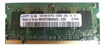 Memória Ram  1gb 1 Samsung M470t2864dz3-ce6
