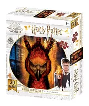 Quebra Cabeça 3d Harry Potter Batalha Fawkes Rony 300 Pçs