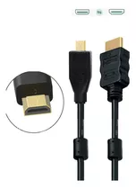 Cabo Hdmi X Micro-hdmi 2.0 4k Hdr Filtro Anti Ruído 70cm