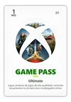 Gift Card Xbox Game Pass Ultimate 1 Mês