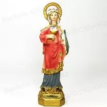 Imagen Religiosa - Santa Agueda 15 Cm Dell Altare Gold