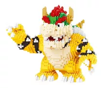 Figura Armable Bowser 2200 Fichas Blocks Serie Mario Bros