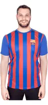 Camisa Barcelona Stripes Azul Grená