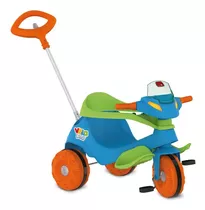 Triciclo Velobaby Passeio E Pedal Azul - Bandeirante - 356