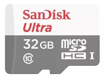 Cartão De Memória Sandisk Micro Sdhc Ultra 32gb 100 Mb/s