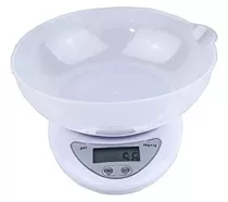 Báscula Digital Multiusos 5 Kg Gramera Con Tazón