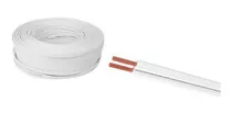 Cable Electrico Doble Spt 2x10awg 600v X 2mt Blanco