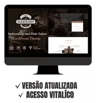 Barbershop  Tema Wordpress Barbearia Envio Imediato