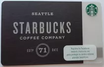 Tarjeta Starbucks Edición México Seattle 71 Original 