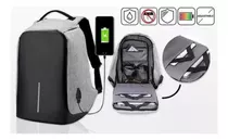 Mochila Antirrobo Impermeable Usb