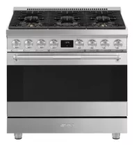 Smeg Professional 36 Stainless Steel Gas Range 