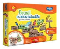Quebra Cabeça 82 Peças Educativo Brasil E Seus Estados