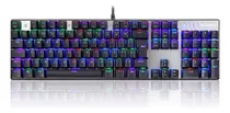 Teclado Mecânico Gamer Motospeed Outemu Switch Vermelho Rgb Cor De Teclado Preto Idioma Português Brasil