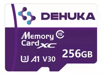 Tarjeta De Memoria 256gb Ultra Rápida C10 U3 Dehuka