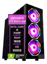 Pc Gamer Facil Intel I5 11400f 16gb Gtx 1050ti 4gb Hd 500gb
