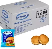 Hamburguesas Schneck X84 + Panes Pangiorno X84