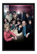 Quadro 64x94cm Família Soprano - The Sopranos - Séries - 46