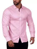 Camisa Casual Formal Ajuste Hombre Perfecto Slim Fit Stretch