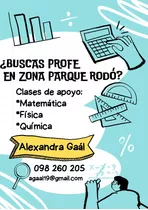 Clases Particulares De Matemática,física,química Parque Rodó