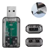 Tarjeta De Sonido Usb Audio 5.1 Canales Pc Laptop Digital 3d