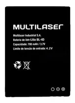 Bateria Bl-4d Compatível Multilaser Vita Ii P9016/48 Pr065