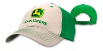 Gorra John Deere Beige / Verde Ajuste De Broche Lp75438