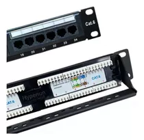 Kit 3 Pçs Patch Panel 24 Portas Rj45 Cat.6 Rack Certifica