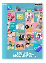 Pack Canva Moda Infantil - Artes Profissionais 