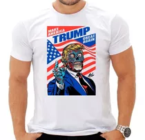 Camiseta Donald Trump Estados Unidos Eua Meme Caveira A L77