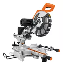 Sierra Ingleteadora Telescópica 12'' 2000 W Truper 12464 Color Naranja Frecuencia 60 127v