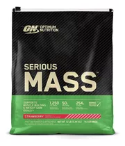 Serious Mass 12 Lbs Sabor Strawberry Optimum Nutrition Sabor Fresa