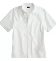 Camisa Cuello Corbata Blanca  Manga Corta Todas Las Tallas
