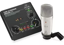 Kit Grabacion Behringer Voice Studio Interfaz Usb Mic500 C-1