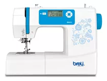 Máquina De Coser Breli Be2012 Blanco Y Azul