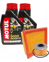 Kit Service Honda Xr 250 Tornado Motul 5000 + Filtros  