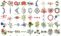 Matrizes De Bordados Flores ( 200 Desenhos ) Prontos