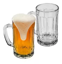 Conjunto Com 2 Canecas De Chopp, Cerveja Bebida Vidro 400 Ml