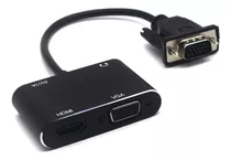 Adaptador Lokeke De Vga A Hdmi Y Vga Con Cable Audio Y Usb