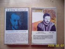 Set De 2 Cassets Originales Leon Gieco