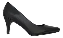 Zapato Mujer Stilleto Taco Fino Formal 100% Cuero Vacuno 