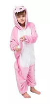 Kigurumi Dinosaurio Rosa Pijama Mameluco Disfraz Niño Niña